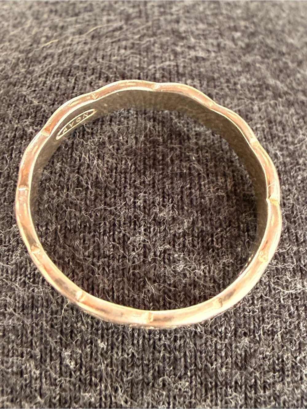 VTG Sterling Silver Celtic Knot Band Ring Sz8